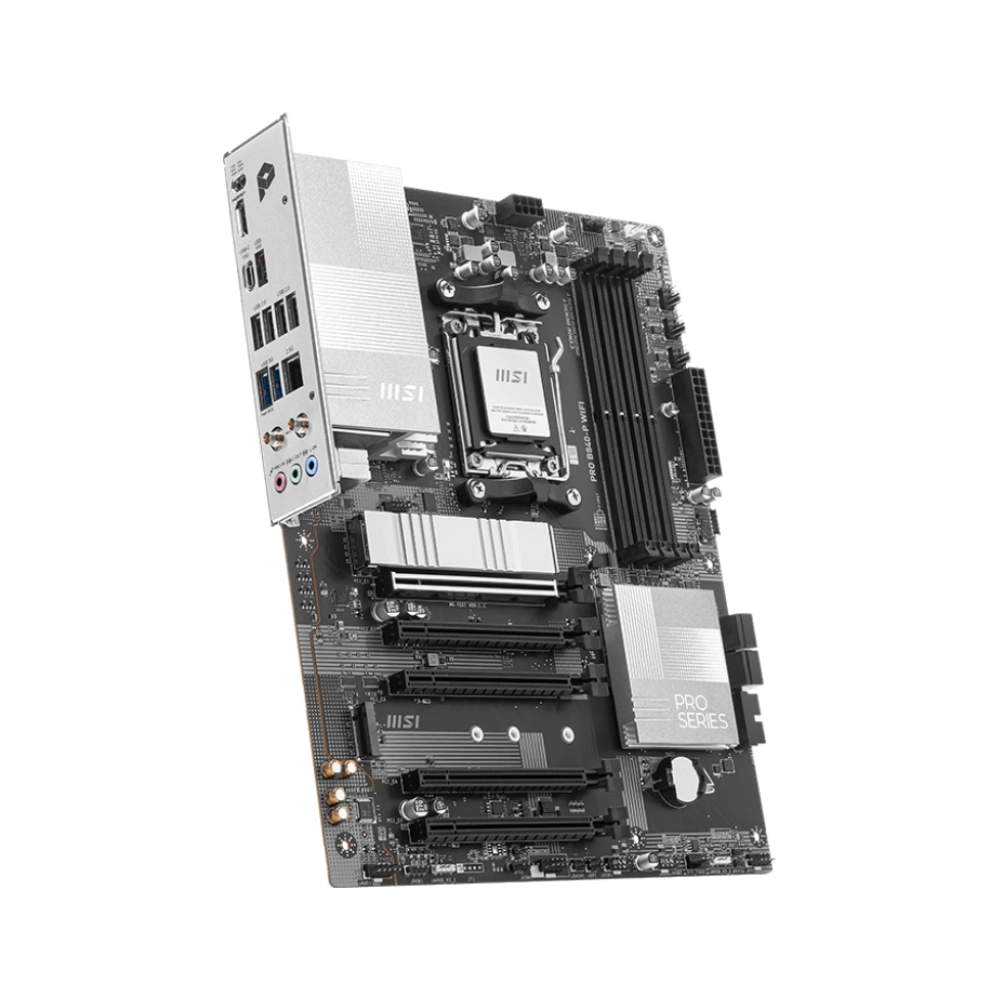 MSI Motherboard PRO B840-P WIFI DDR5 For AMD view 3